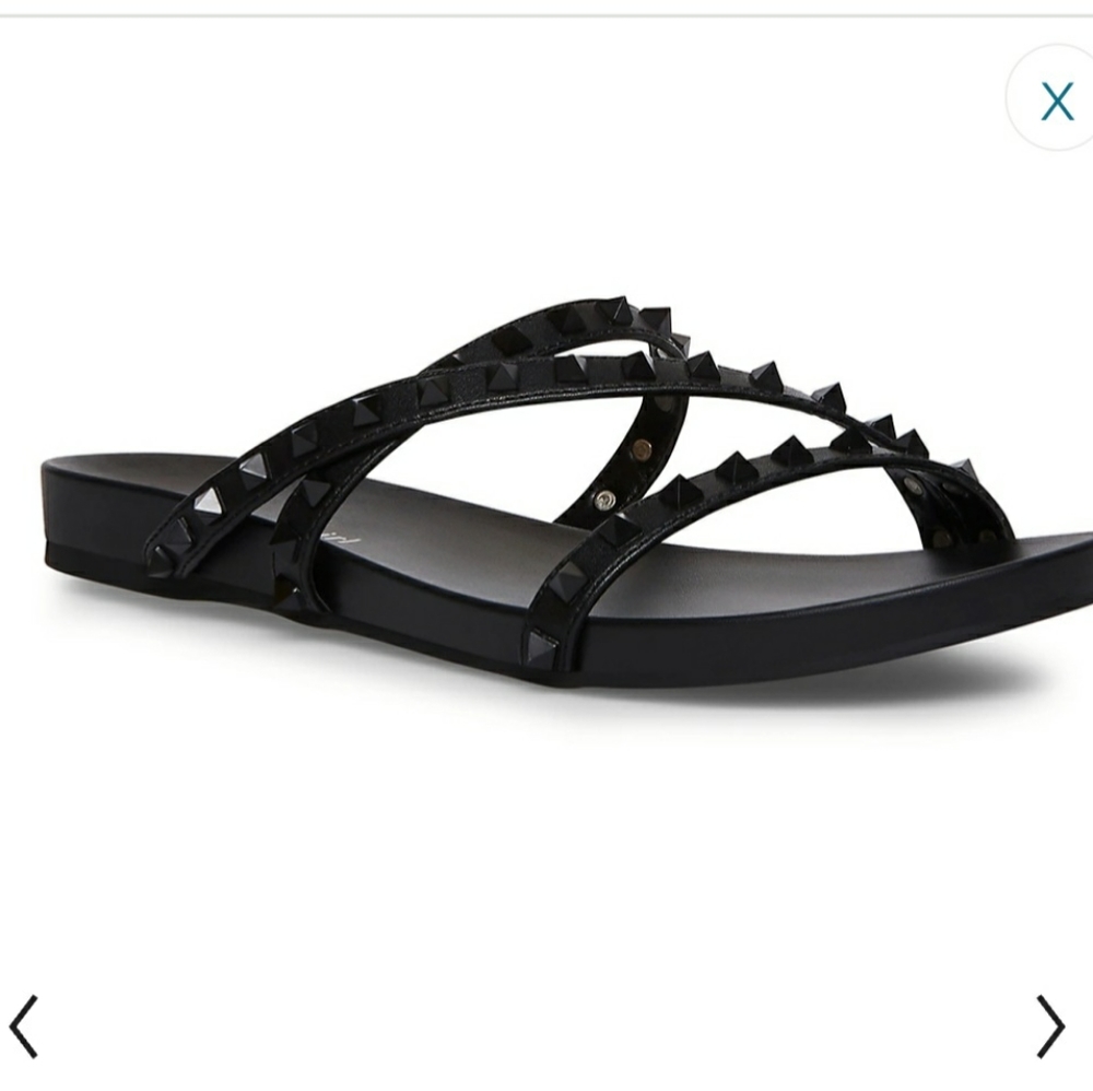 Madden girl stud slide sandals, NEW!